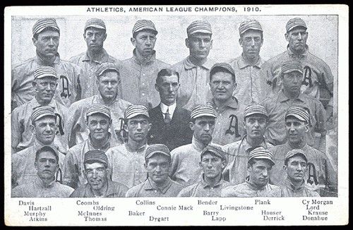 PC 1910 Philadelphia A's Composite